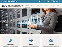 Tablet Screenshot of capitalinfotech.net